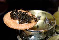 "Black pearls on a Ritz"